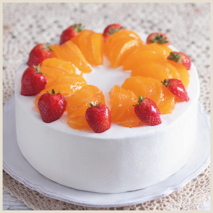 せとかと紅ほっぺのキャラメルティーショートケーキ