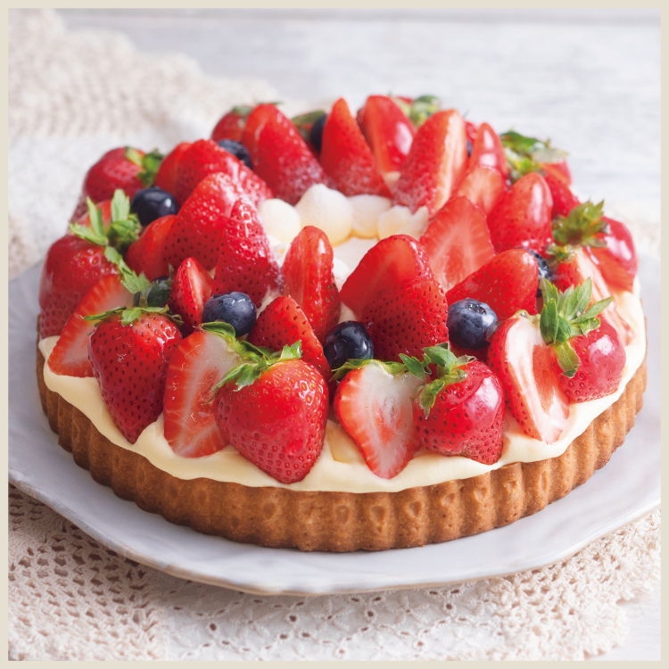 あまおうのカスタードタルト