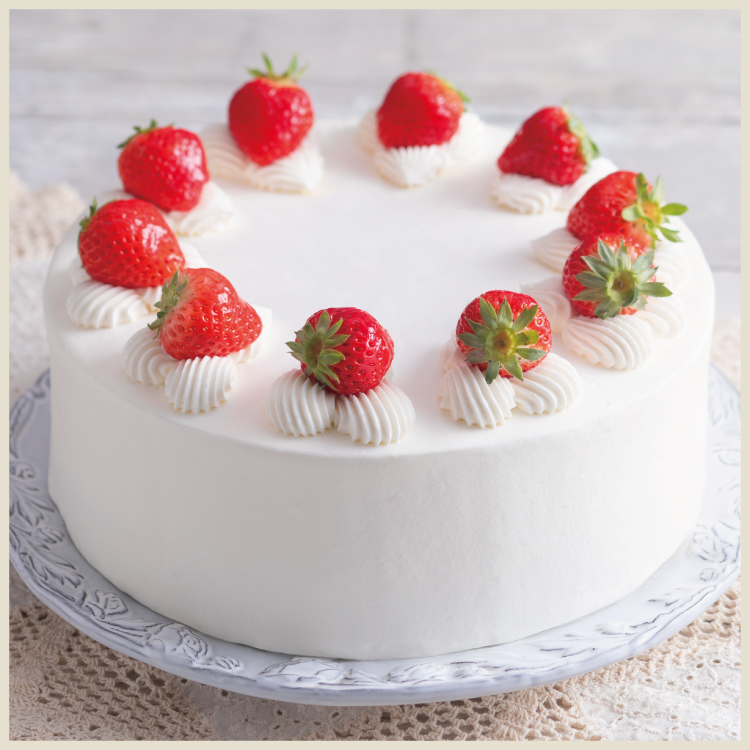 国産いちごのメルスリーショートケーキ