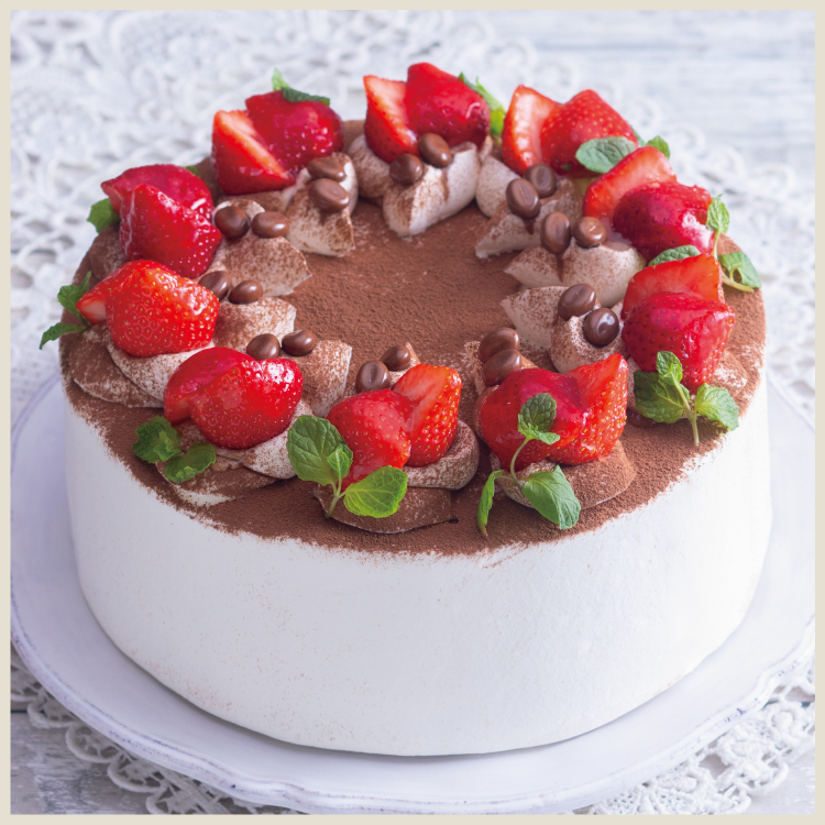 あまおうのティラミスショートケーキ