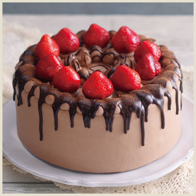 あまおうのベルギーショコラショートケーキ