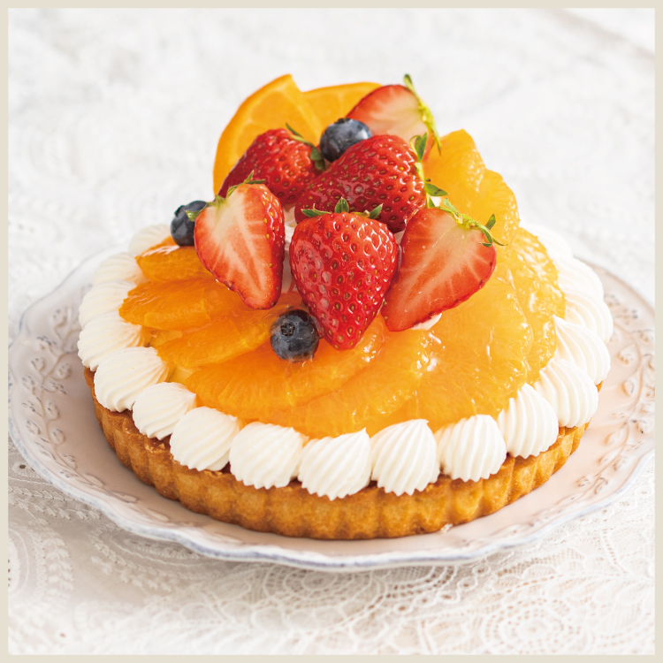 せとかと紅ほっぺのカスタードタルト