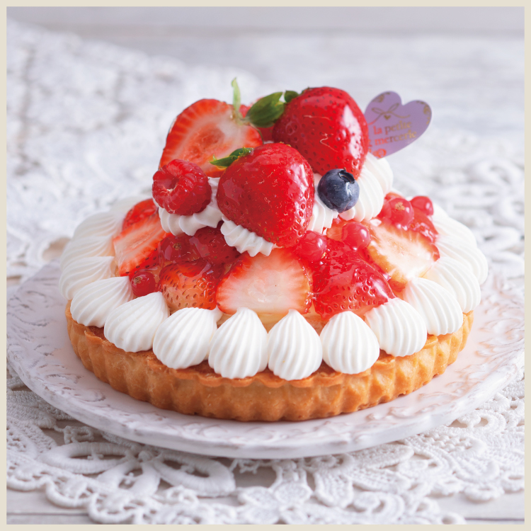 あまおうのカスタードタルト