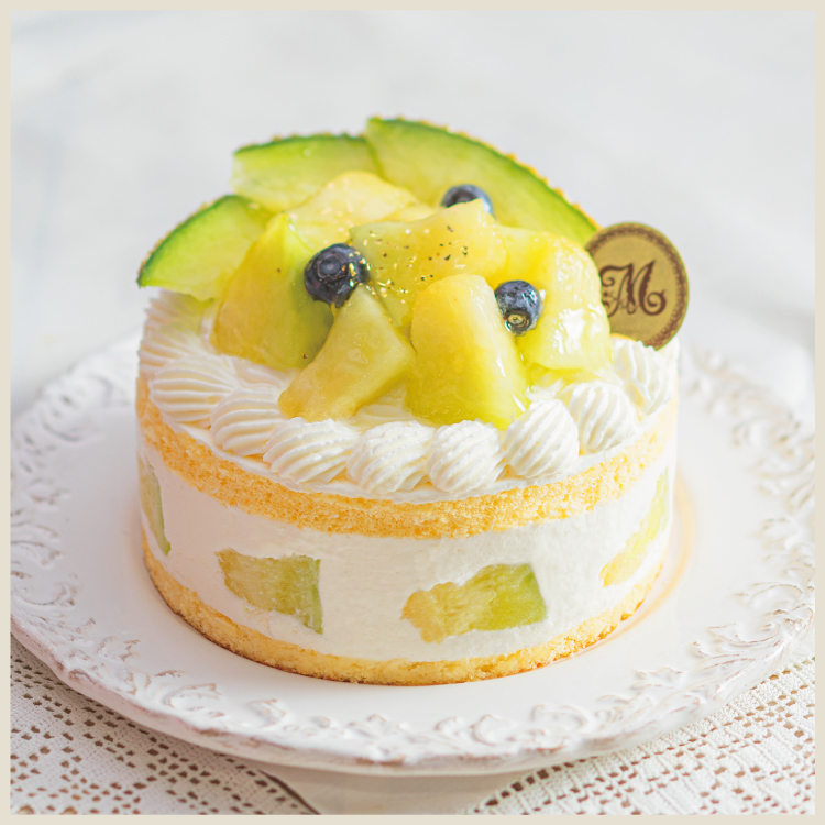 アールスメロンのショートケーキ